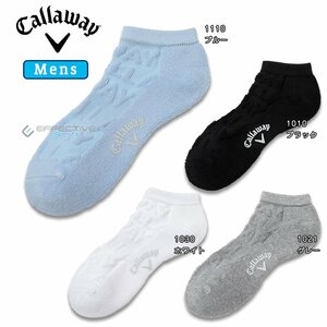 1354563-Callaway/ロゴ表パイルアンクルソックス ゴルフソックス/FR