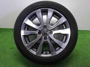 ★フィット ハイブリッド F GP5★1本 185/55R16 ホンダ 純正 アルミ 100 4H 56mm 16インチ 6J +53 中古 タイヤ ホイール