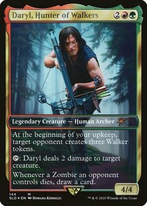 MTG ■金/英語版■ 《Daryl, Hunter of Walkers》★FOIL★Secret Lair SLD