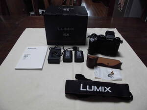 超美品　ルミックス　　LUMIX S5 + 本革製ハーフケース　元箱　取説他