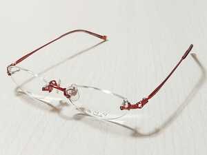 新品 avv アーヴェヴェ　ブランド　メガネ　眼鏡　綺麗　上品　高級感　オーバル　ツーポイント