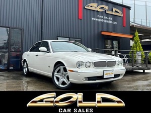 XJ XJ 4.2 エクゼクティブ ユーザー買取ベージュレザー純正ナビETC