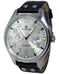 CYMA シーマ 自動巻 メンズ 腕時計 ミリタリー 　CYMA since1862 CS-1001-SV (シルバー)