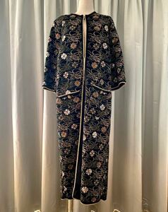 Chanel シャネル コート ロングコート 花柄 カールラガーフェルド CC ロゴ ココシャネル
