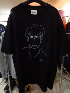 The SoloIst ソロイスト 23SS (sc.0339SS23) montage m. (oversized s/s tee) オーバーサイズ Tシャツ 黒 44 定価21890円