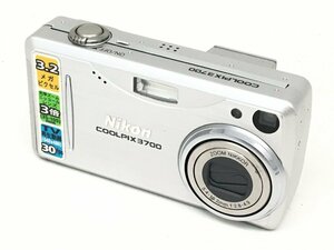 Nikon COOLPIX 3700 / ZOOM NIKKOR 5.4-16.2mm 1:2.8-4.9 コンパクト デジタルカメラ ジャンク 中古【UW070698】