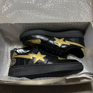 A BATHING APE BAPE KAWS 24KARATS スニーカー　25.5cm ベイプスタ　