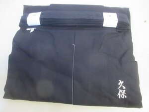 1円 良品 木綿 馬乗り袴 男性用 未使用 ネーム刺 式典 165cm ～166cm 24 和装 和服 紐下91cm 高級【夢職】★★★