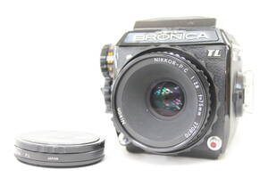 【返品保証】 ゼンザブロニカ Zenza Bronica EC-TL Nikkor-P,C 75mm F2.8 中判カメラ M38