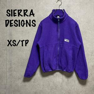 【SIERRA DESIGNS】(XS)フリースジャケット＊フルジップ＊胸ロゴ＊