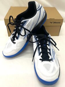 ★MIZUNO ミズノ BREAK SHOT 4 OC ブレイクショット 61GB234127 メンズ テニスシューズ スニーカー ホワイト×ブルー×ブラック 箱付き