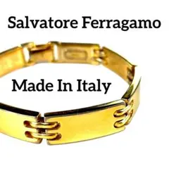 【イタリア製】 Salvatore Ferragamo ゴールド ブレスレット