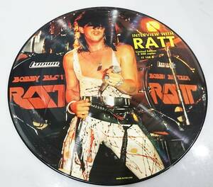 RATT - Interview Picture Disc インタビュー 限定ピクチャーレコード 30Cm