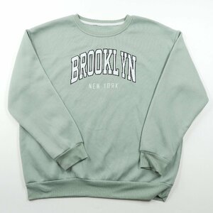 SHEIN シーイン BROOKLYN 長袖スウェット Size L #19543 アメカジ カジュアル スエット トレーナー