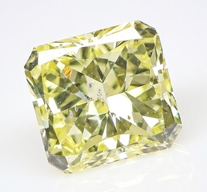 【100円～】0.351ct 天然ダイヤ FANCY YELLOW（ナチュラルカラー）SI2 RCT