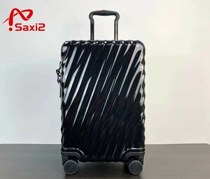 【Saxi2】 品質保証 TUMI キャリーバッグ 20インチ ブラック 4輪 ビジネス 鞄