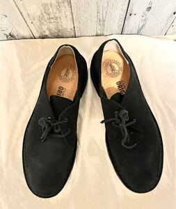 Clarks オリジナル 黒 スエード レースアップ靴 スエード