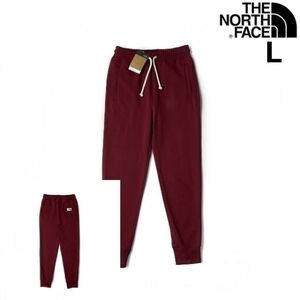 1円～!売切!【正規新品】THE NORTH FACE◆HERITAGE PATCH JOGGERS ジョガーパンツ スウェット US限定 ロゴパッチ 裏起毛(L)赤 190110-25