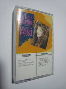 【カセットテープ】 ELLEN McILWAINE / ●サイン入● LOOKING FOR TROUBLE US版 エレン・マキルウェイン