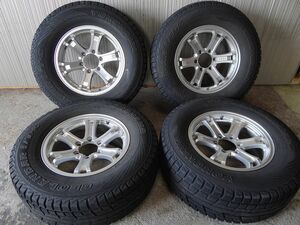 ★265/70R17 115Q 265 70 17 YOKOHAMA ジオランダー i/ts 12年製 Weds KEELER 6H 139.7 オフセット25 中古品