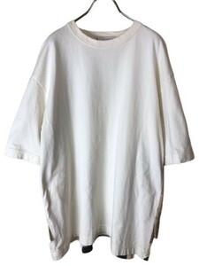 Y-3 ワイスリー M SD RWJSY GX SS T_FL / GV6082-APPS21　半袖Tシャツ アイボリー S 44783906■