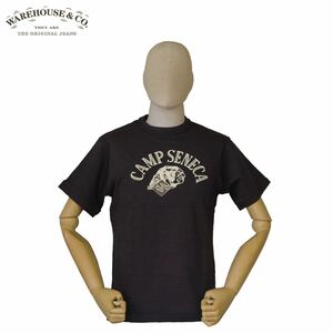 WAREHOUSE スミクロ/SIZE S Lot.4601 “CAMP SENECA” ウエアハウス ノンウォッシュ 半袖Tシャツ