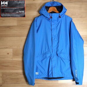 +6R/R1.16-1　Helly Hansen　ヘリーハンセン　レインジャケット　マウンテンパーカー　ワークウェア　ブルゾン　ジャンパー　M　ブルー