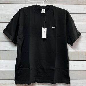 SIZE L NIKE LAB SOLO SWOOSH BLACK TEE SHIRT DA0321-010 ナイキ ラボ ソロ スウォッシュ ブラック Tシャツ