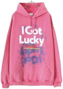 VETEMENTS ヴェトモン I GOT LUCKY HOODIE