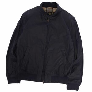 未使用 バブアー Barbour ジャケット ブルゾン LIGHTWEIGHT 4OZ WAX コットン アウター メンズ M ブラック cf03os-rm04e26998