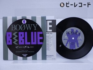 Boowy「B・Blue / Working Man」EP（7インチ）/Eastworld(WTP-17896)/邦楽ロック