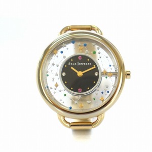 スタージュエリー STAR JEWELRY TRANSPARENT WATCH 腕時計 アナログ クォーツ 2針 スター ゴールド 2SW1010 /TK レディース