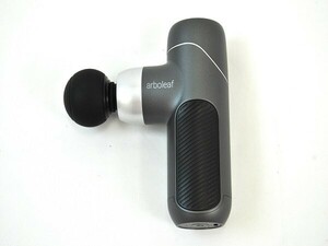 1円スタート arboleaf 筋膜リリースガン マッサージ機 5段階振動強力振動 AI自動モード付き 全身リフレッシュ USB充電式 ブラック A07469