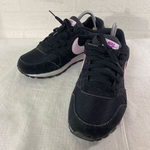 4035☆ NIKE ナイキ シューズ 靴 ローカット スニーカー カジュアルシューズ レディース 24.5 ブラック ピンク