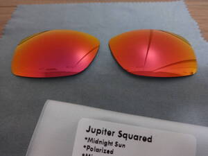 ★OAKLEY オークリー oo9135　JUPITER SQUARED ジュピタースクエア用 カスタム偏光レンズ MIDNIGHT SUN Color Polarized