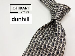 【超美品】dunhill　ダンヒル　ドット柄 ネクタイ 3本以上 送料無料 メンズ グレイ　1201164