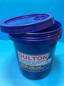 【限定品】DULTON／ダルトン 限定発売用蓋付きペール缶 ポリバケツ：ブルー 20L アメリカンガレージディスプレイ 世田谷ベース的