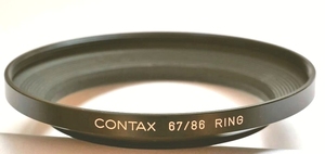 Contax コンタックス 純正 Ring 67/86 リング(極美品中古)