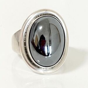 Georg Jensen ジョージ ジェンセン ヘマタイト SV925 リング