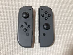 Joy-Con ジョイコン 純正品中古 Nintendo Switch グレー L R セット