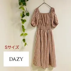 デイジー DAZY フレアロングワンピース フレアスリーブ レディース S