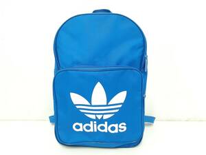 【美品】adidas アディダス クラシック トレフォイル バックパック DJ2172/リュックサック/デイパック/約42×28×11cm/ブルー/04OM093001-1