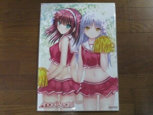 Angel Beats　かなで　ゆり　天使　ビッグパネル 特大イラスト ボード A2サイズ　ピカットアニメ　エンジェルビーツ