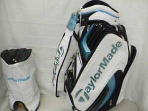 １円～★TaylorMade TP テーラーメイド ツアープリファード 9.0型 スタッフ★中古★(WHxBLUExBK)ゴルフ キャディバック