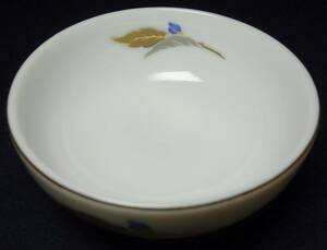 昭和バブル期　金彩入り磁器　高品質　茶豆皿　陶磁器研究