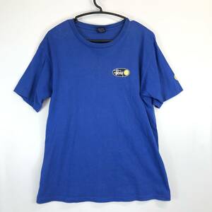 90s USA製 STUSSY ステューシー 半袖Tシャツ ブルー Lサイズ シングルステッチ