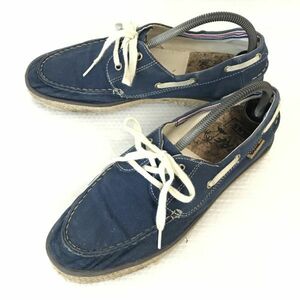 VANS★ジュートソール/スニーカー/デッキシューズ【25.5/40.5/青/Blue】sneakers/Shoes/trainers◆B-95