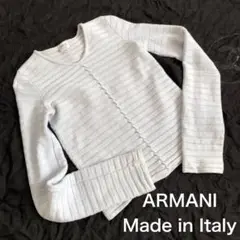 ARMANI COLLEZIONI 高品質セーター　イタリア製　淡い水色