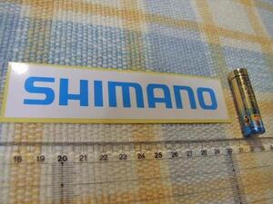 Shimano/シマノ！白地に青文字/ステッカー/シール ☆ ※ ヤフーショッピングストア/レア物商会・健美堂でも大量出品中！