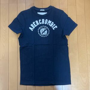 Abercrombie&Fitch アバクロンビー&フィッチ　アバクロ　半袖Tシャツ ネイビー　Sサイズ　紺色　丸首
